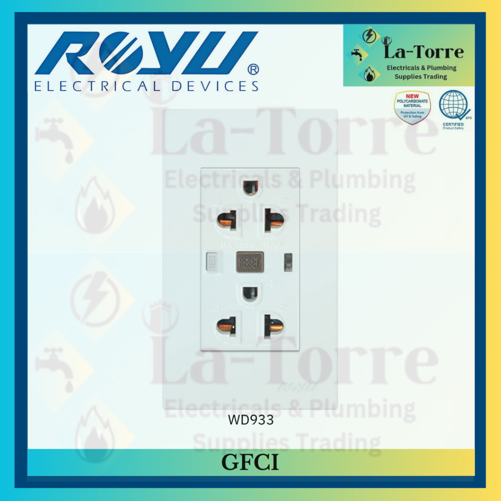 Royu Ground-Fault Circuit Interrupter (GFCI) | Shopee Philippines