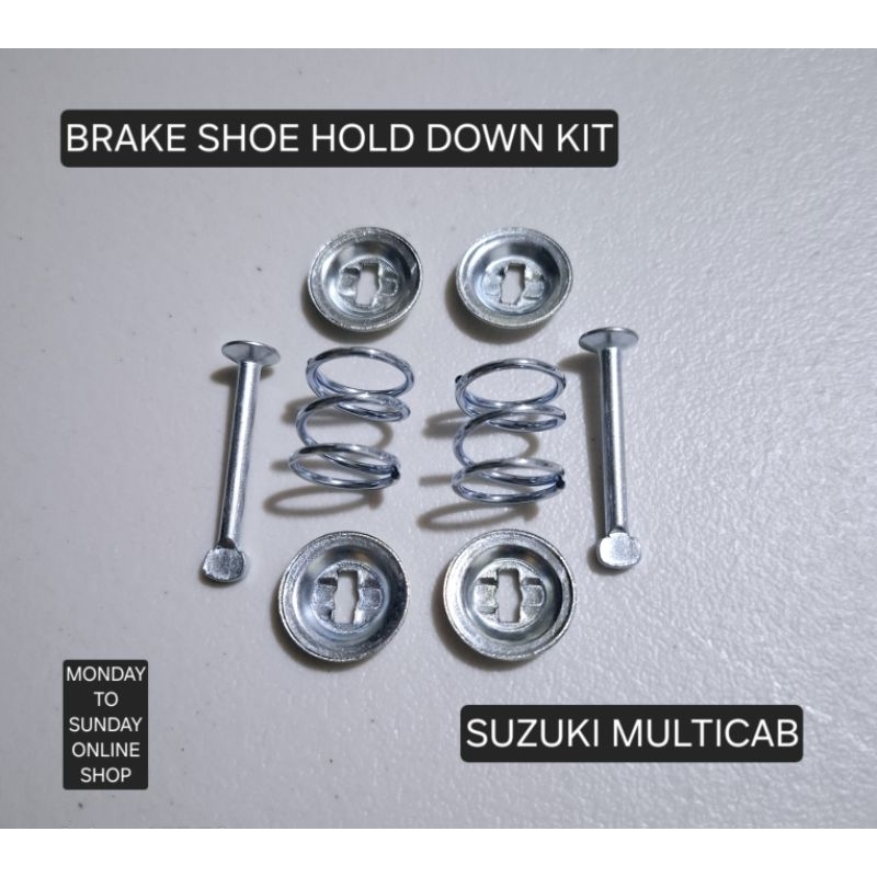 2 Pieces Brake Shoe Hold Down Kit for Suzuki Multicab | Shopee Philippines
