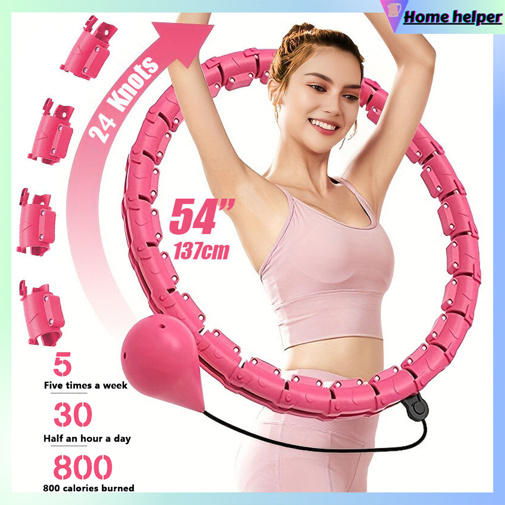 Smart Hula Hoop for Adult Detachable Weight Loss Massage Hoola Hoops ...