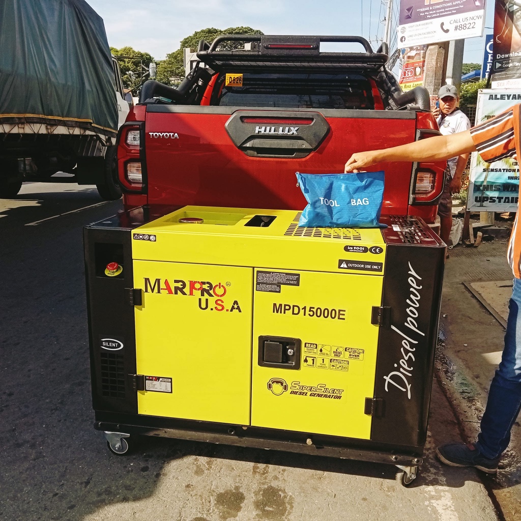 BRAND NEW MARPRO DIESEL GENSET SILENT TYPE 15KVA MPD15000E | Shopee ...