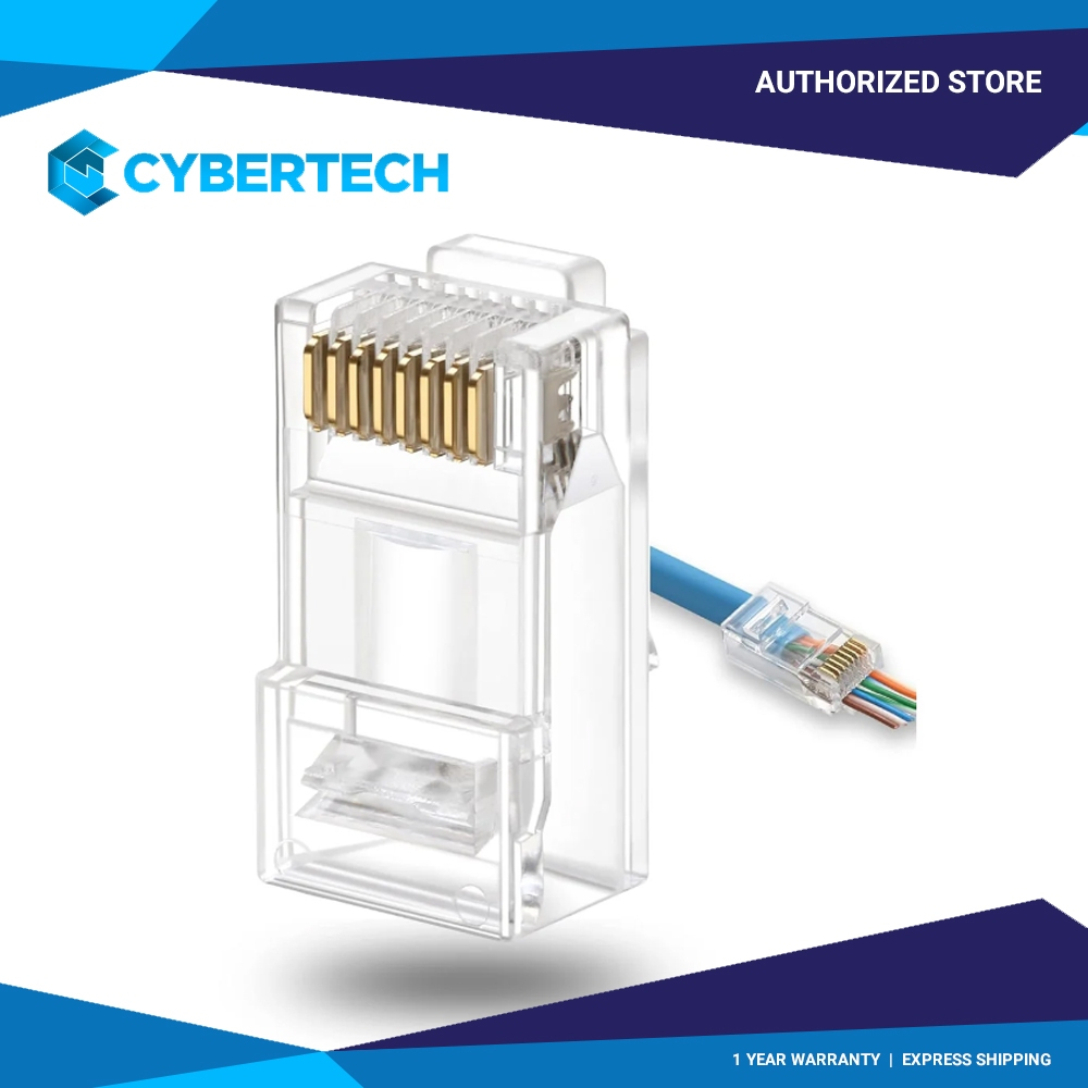 AD-Link RJ45 CAT6 PASS THROUGH (RJ6PT1H) 100PCS | Shopee Philippines