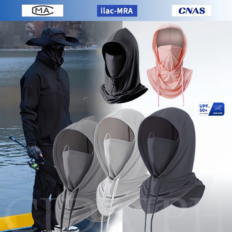 3-in-1 Uv Protection Balaclavas Breathable Sunscreen Hat Ice Silk Full ...