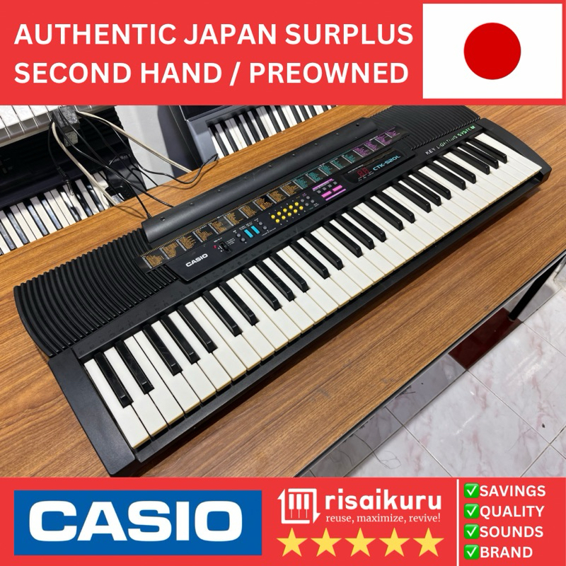 CASI0 CTK-520L Piano Keyboard Organ 61 Keys with Key Lighting