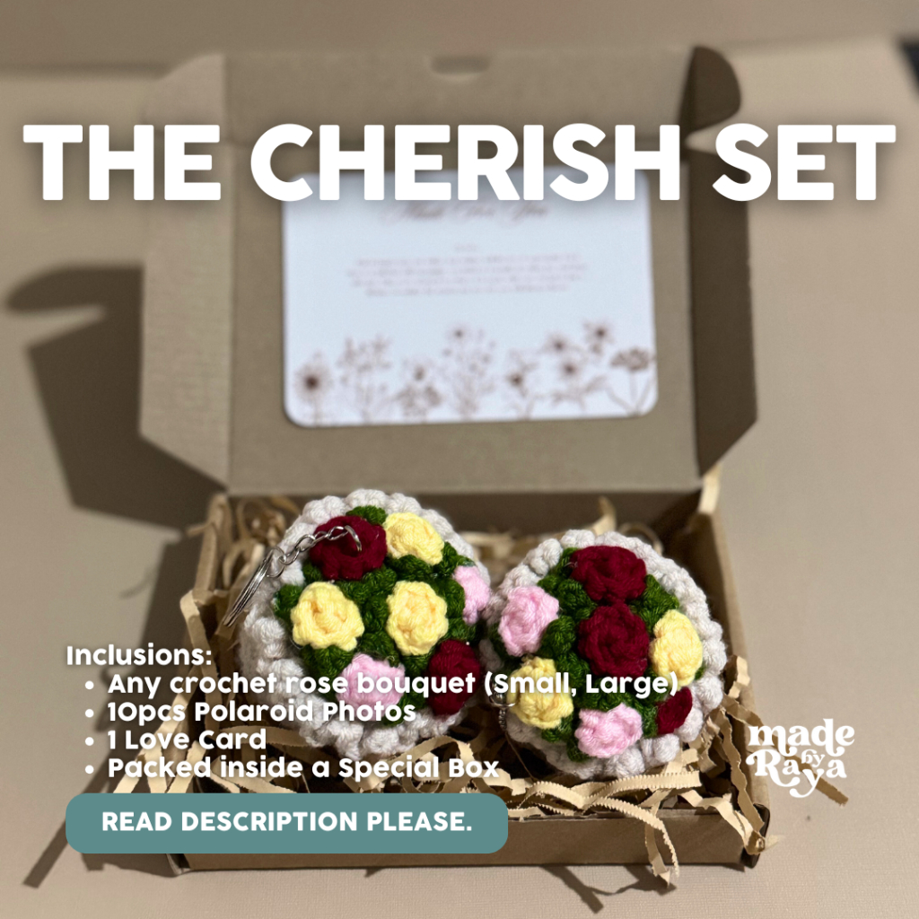 Maya Crochet Rose Set