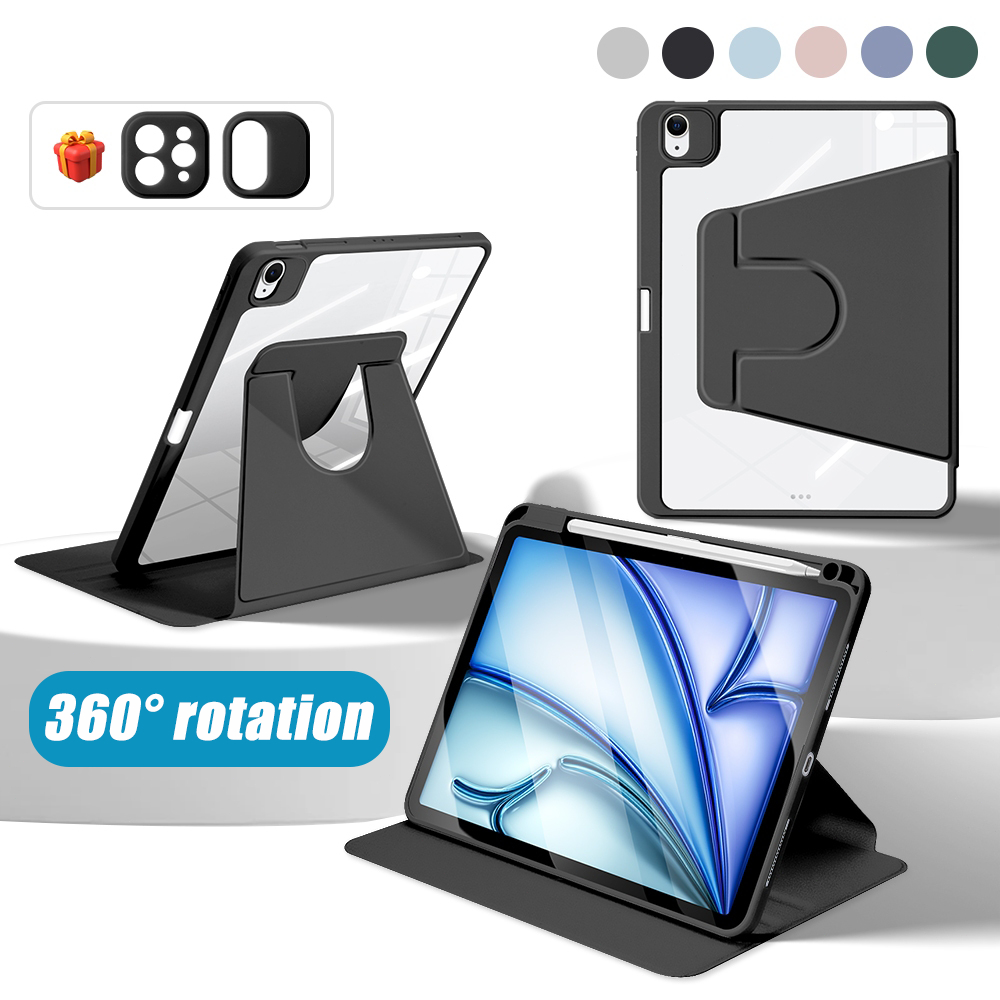 Rotation IPad Case For Gen 7th 9th 8th 10th 10.2 Air 4 5 10.9 M2 pro 11 ...