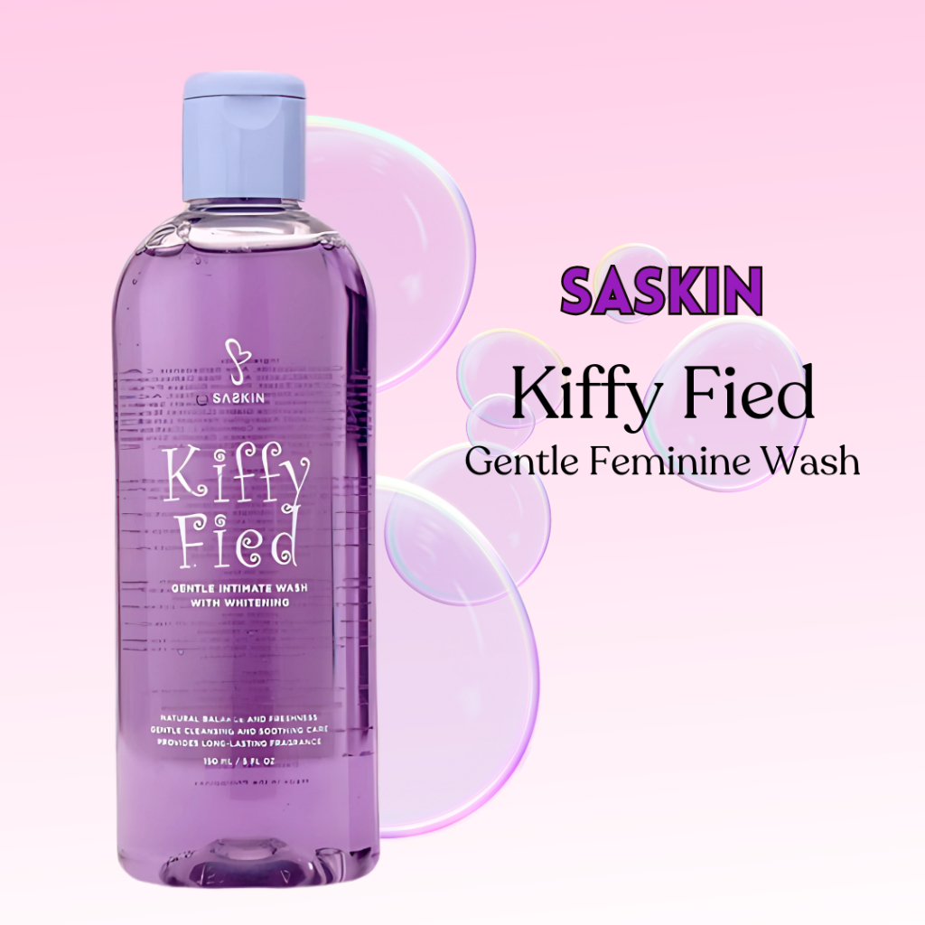 Saskin Kiffy Fied Gentle Feminine Wash - Intimate Cleanser for Comfort ...