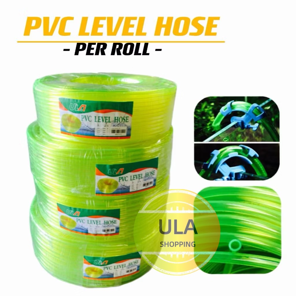 ULA PVC LEVEL HOSE PER ROLL (1/4 ''5/16'' 3/8'' 1/2 ) | Shopee Philippines