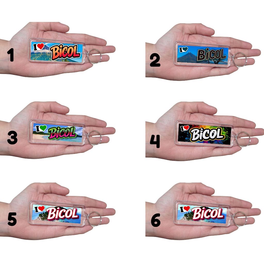 I LOVE BICOL DESIGN RECTANGLE KEYCHAIN | Shopee Philippines