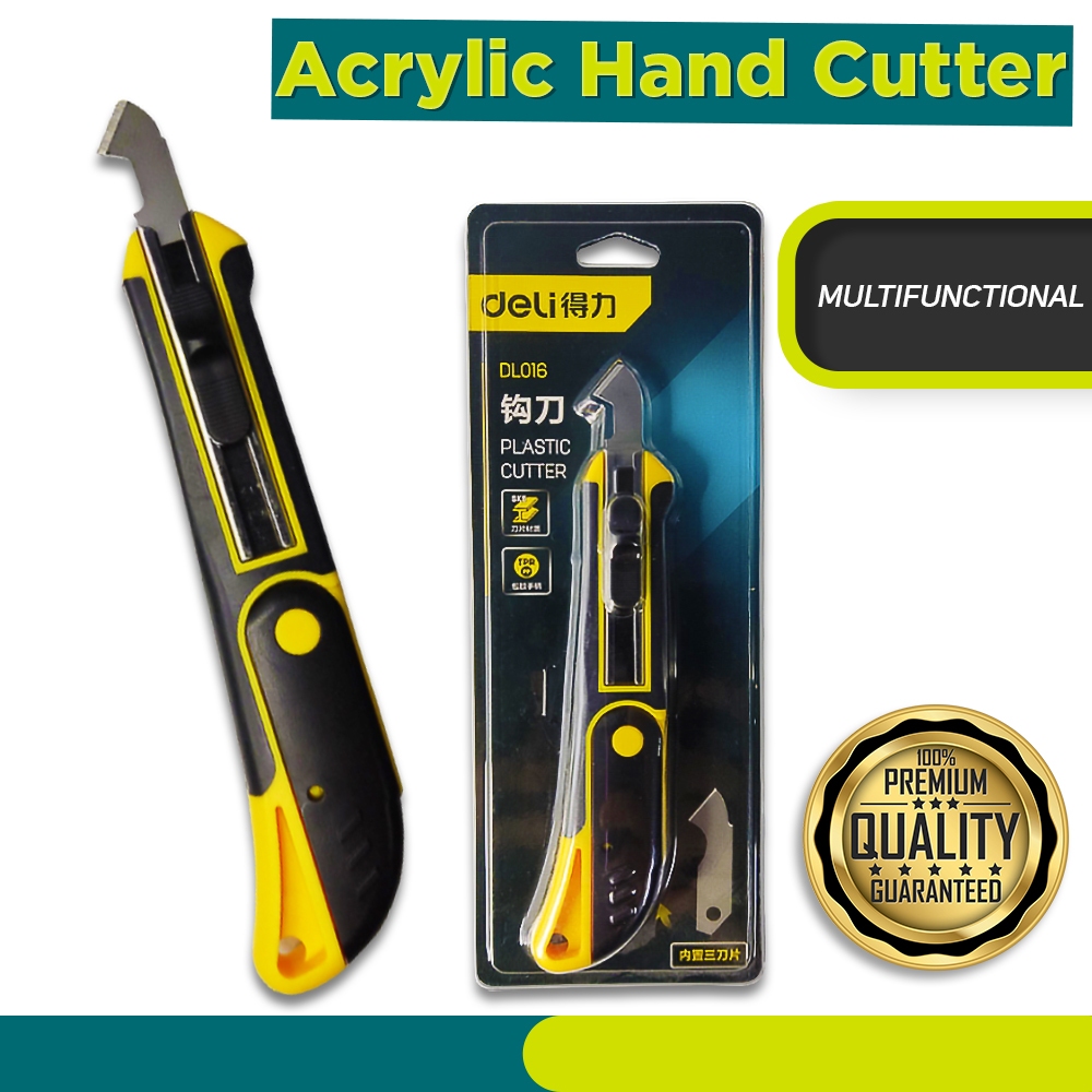 Multi Functional Acrylic Hand Cutting Hook Blade , Retractable Cutter ...