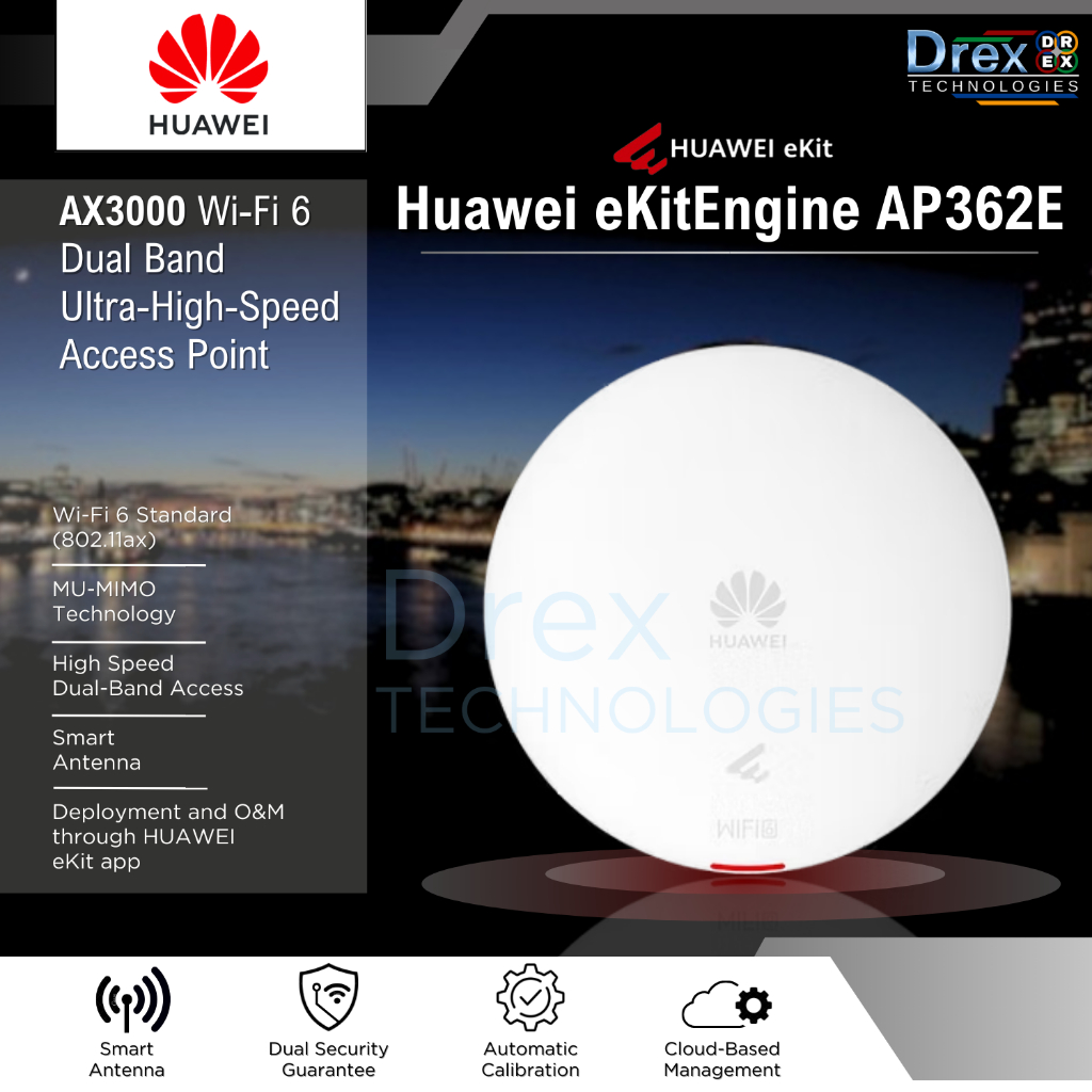 Huawei eKitEngine AP362E AX3000 Dual-band Ultra-high-Speed Wi-Fi 6 ...