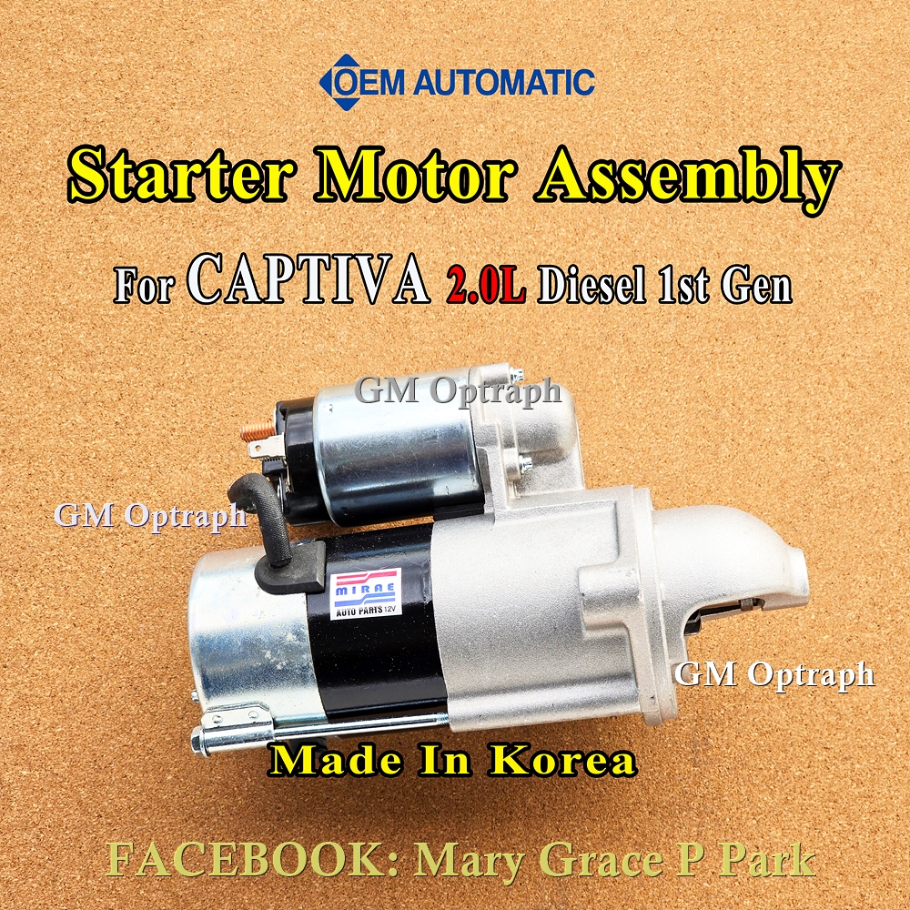 [ Made In Korea PN# 96843574 Starter Motor Assembly for Chevrolet ...