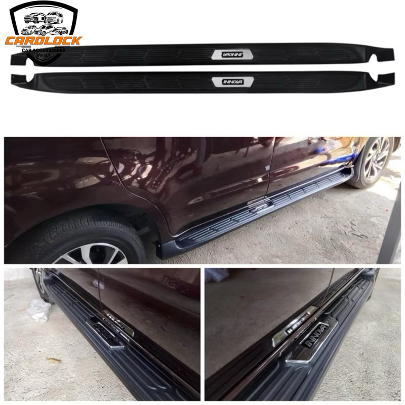 Toyota Innova 2016 - 2026 Stepboard Black with Logo | Shopee Philippines