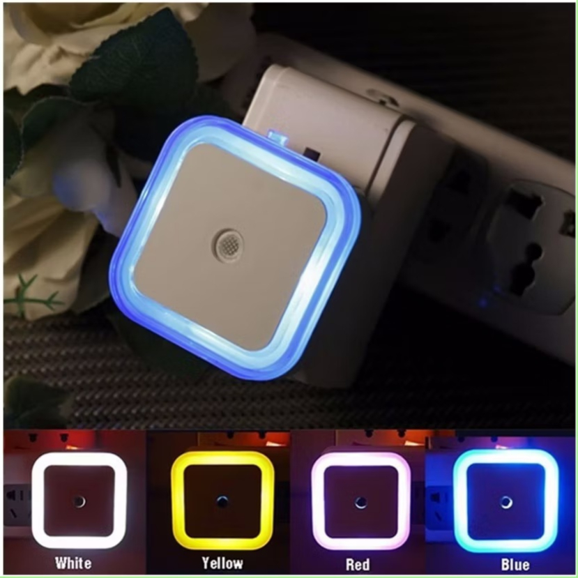 Auto LED Light Induction Sensor Control Sleeping Night Light Bedroom ...