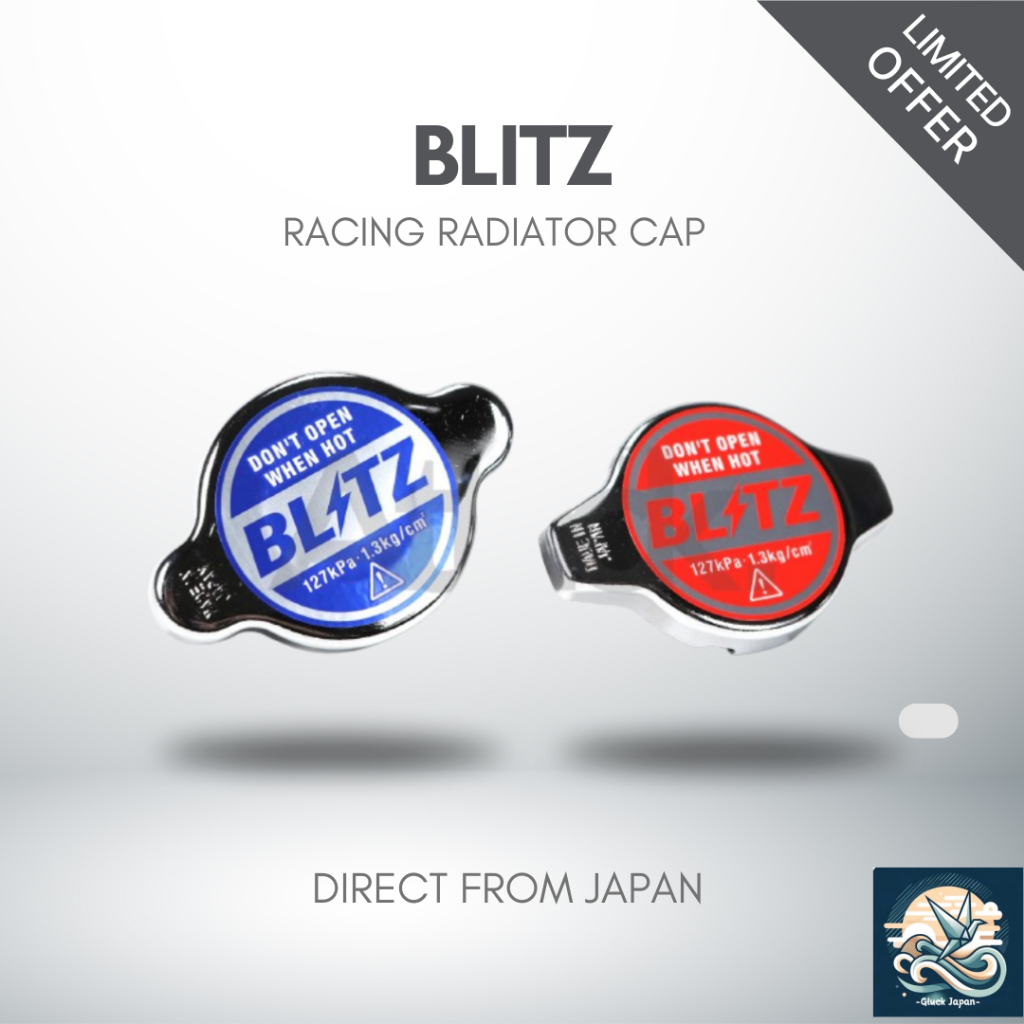 BLITZ Racing Radiator Cap (Type-1/Type-2) [Direct from Japan] | Shopee ...