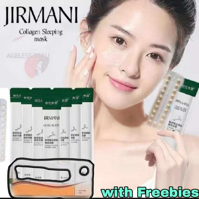 COLLAGEN AZLA JIRMANI NEW LIST FIRMING MASK | Shopee Philippines