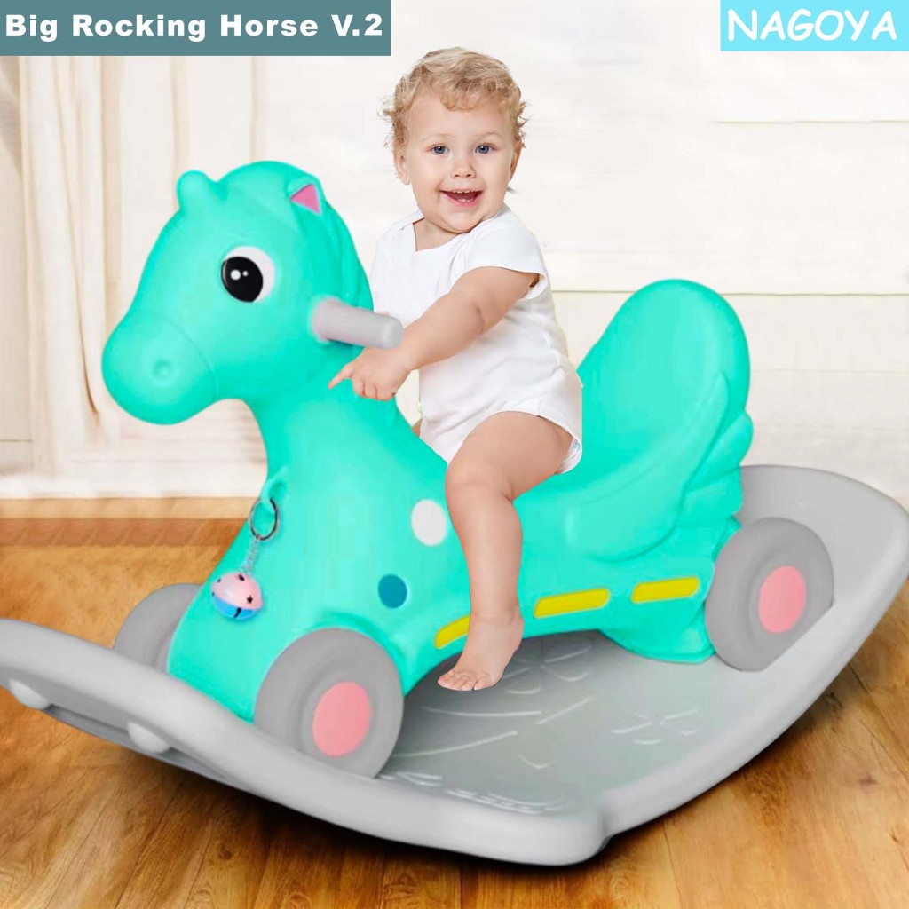 Japan Nagoya 3-in-1 Big Rocking Horse for Children's Balance Rocker ...