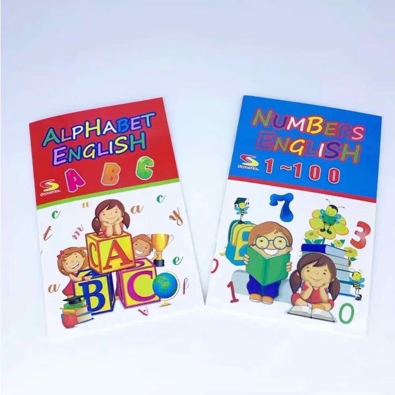 Wipe Write English Alphabet Number Writing Book | Shopee Philippines