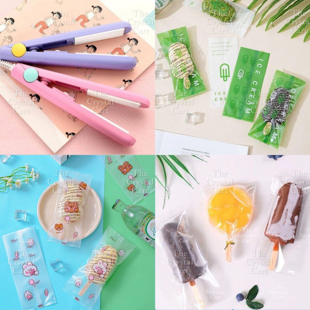 Transparent Box OPP Cakesicle Gift Plastic Graham Bar Ice Cream Shaped ...