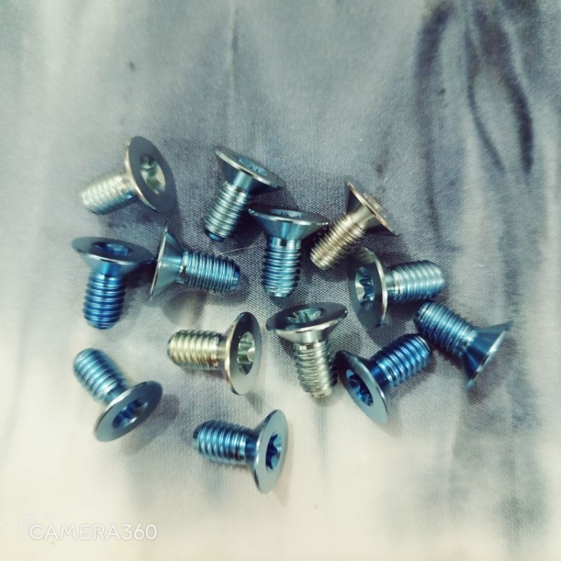 Titanium Gr5 Galfer Disc Adapter Negative Bolt 6x12 (1pc) | Shopee ...
