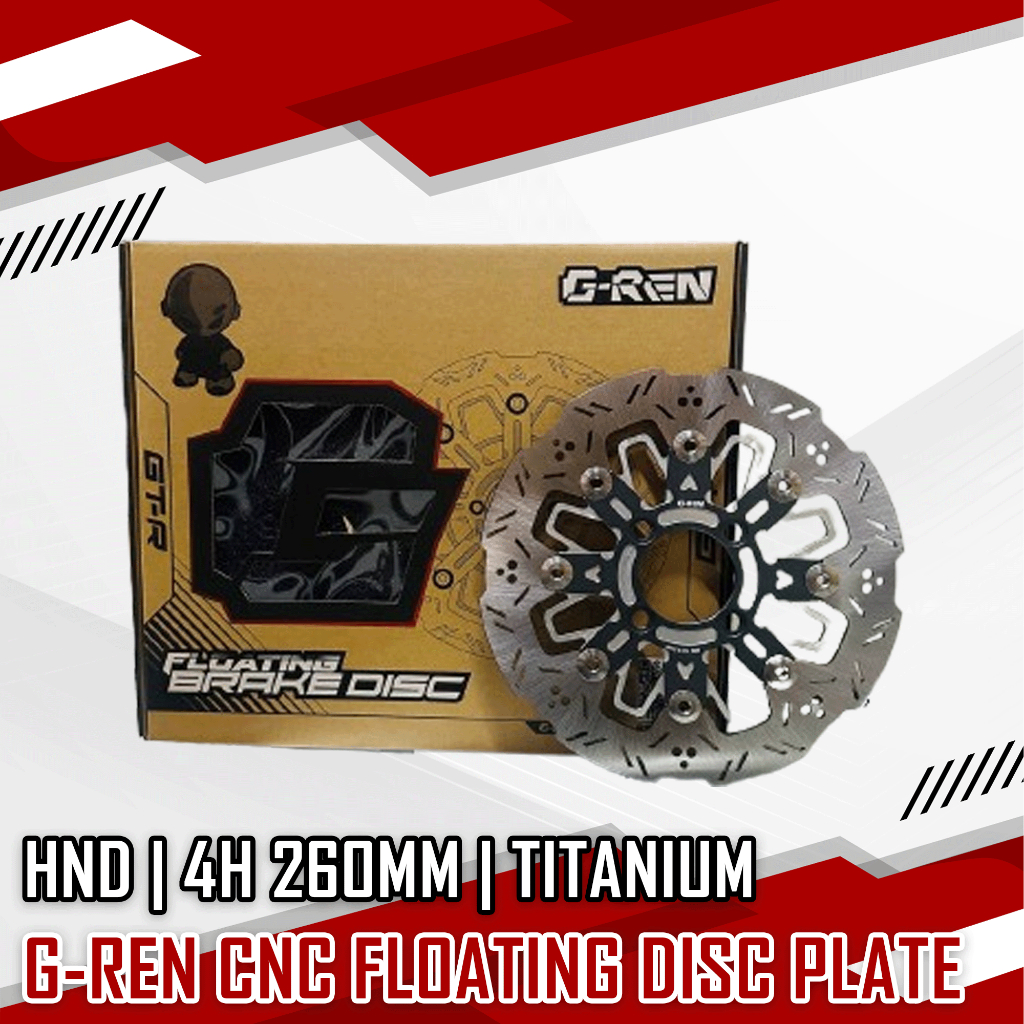 G-REN CNC HND FLOATING DISC 4HOLES 267MM | 260MM | Shopee Philippines