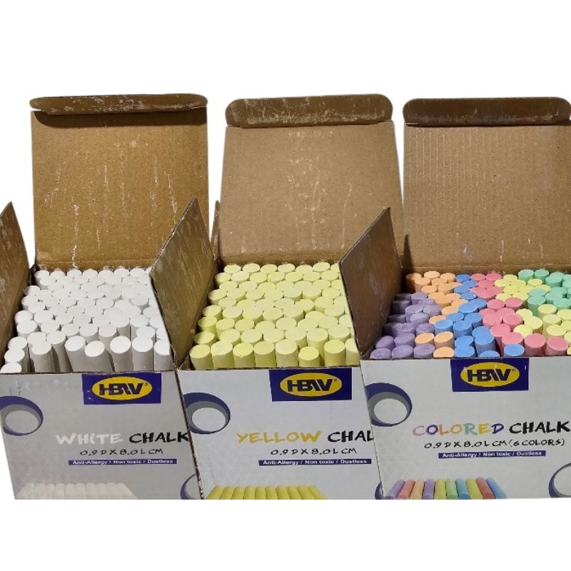 HBW Dustless and Non toxic Chalk | Shopee Philippines