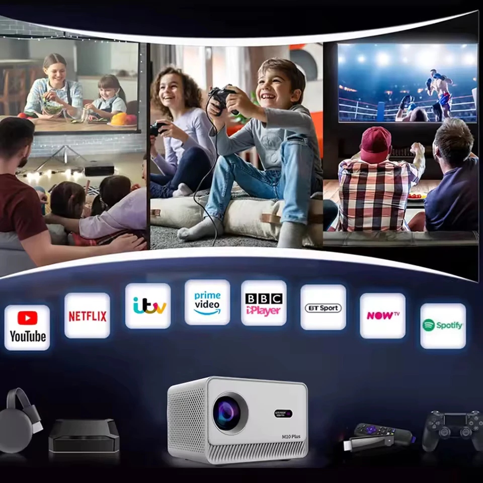 M10 Projector 4K Android 11 | 200 ANSI Lumens | BT5.0 | Full HD 1080P ...