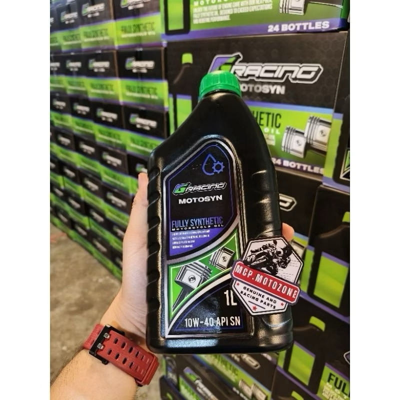 Gracing Motosyn Oil - Fully Synthetic Oil (Manual/Scooter) 1L/800ml ...