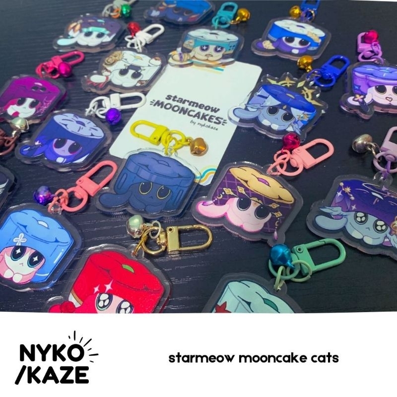 HSR Starmeows Mooncake Acrylic Keychain Charms | NYKO/KAZE (CLEARANCE ...