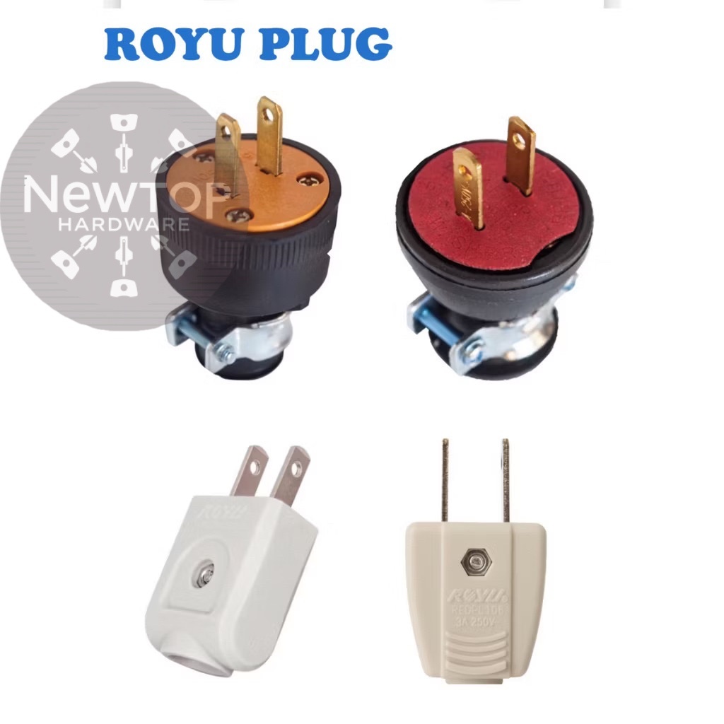 ROYU RUBBER PLUG HEAVY DUTY ELECTRICAL DEVICE FOR ELECTRICITY | Shopee ...