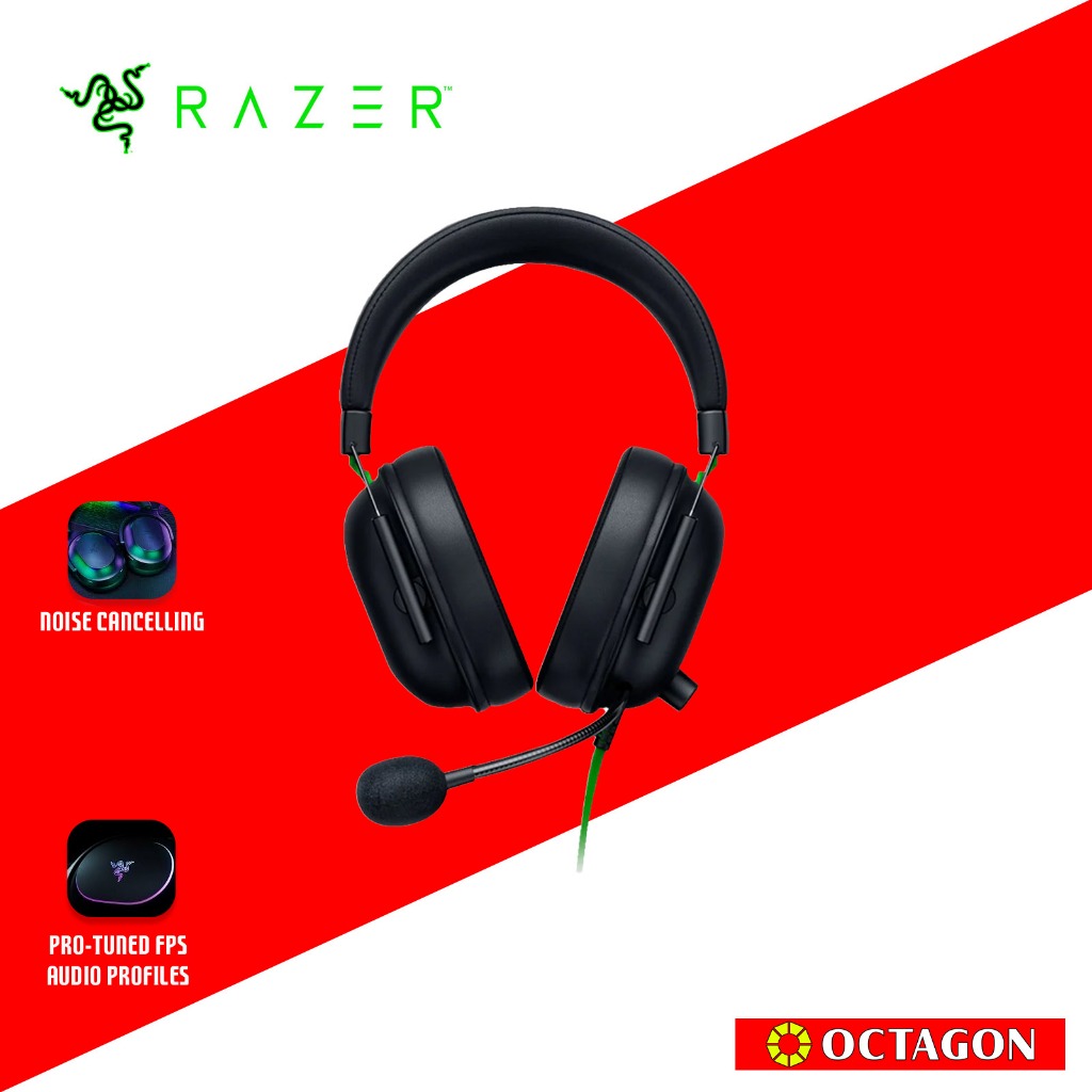RAZER BLACKSHARK V2 3.5 JACK GAMING HEADSET | Shopee Philippines