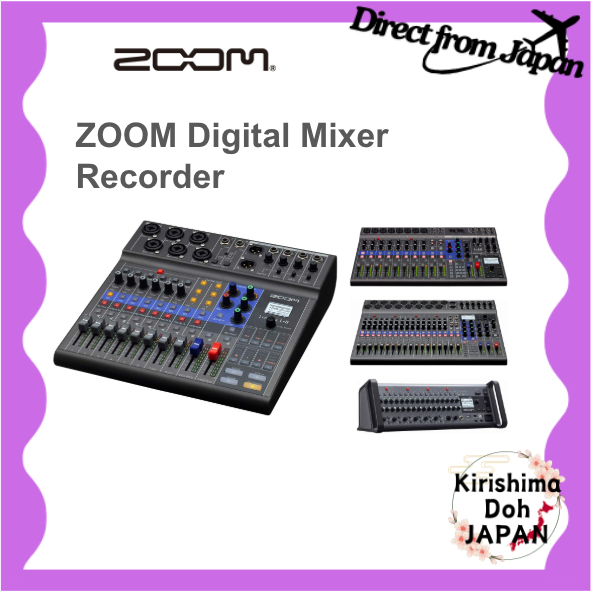 ZOOM Digital Mixer Recorder Live Streaming Audio Interface Multitrack ...