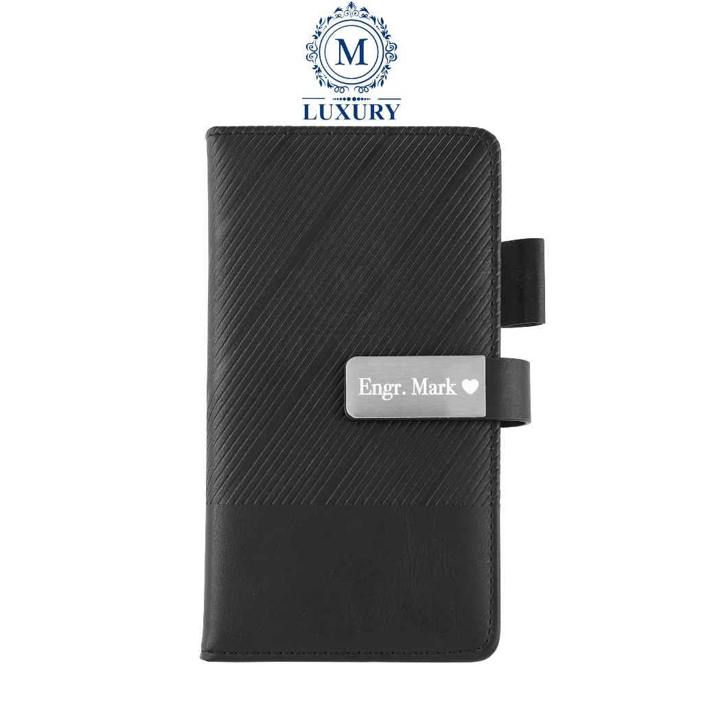 METOP LUXURY A6 Personalized Name Notebook with Magnetic Side Pocket ...