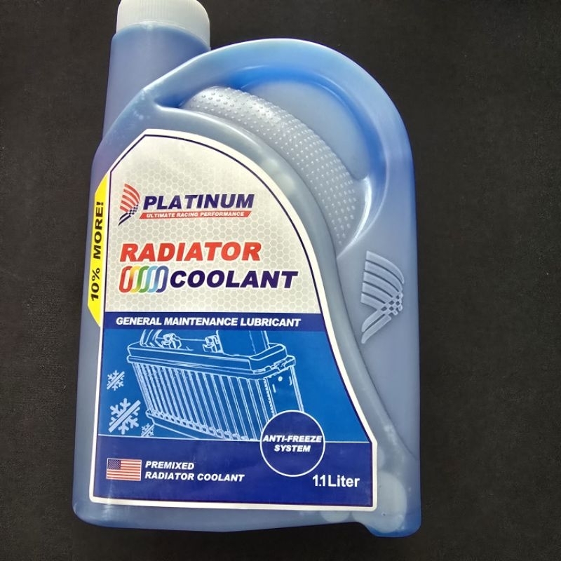 PLATINUM RADIATOR COOLANT PREMIX BLUE 1000ML+100ML | Shopee Philippines