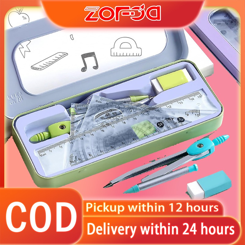 7pcs/set Geometry Compasses Exam Drawing Math Engineering Drawing ...