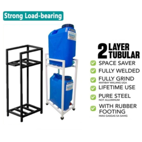 2/3 Layer Bracket Water Jug Gallon Stainless Steel Rack Mineral Water ...