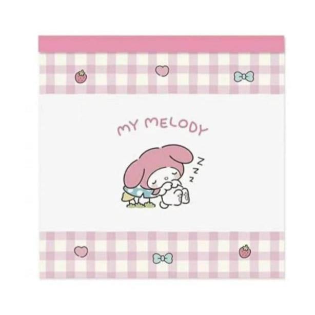 Original Sanrio My Melody Square Memo 100pcs Pad | Shopee Philippines