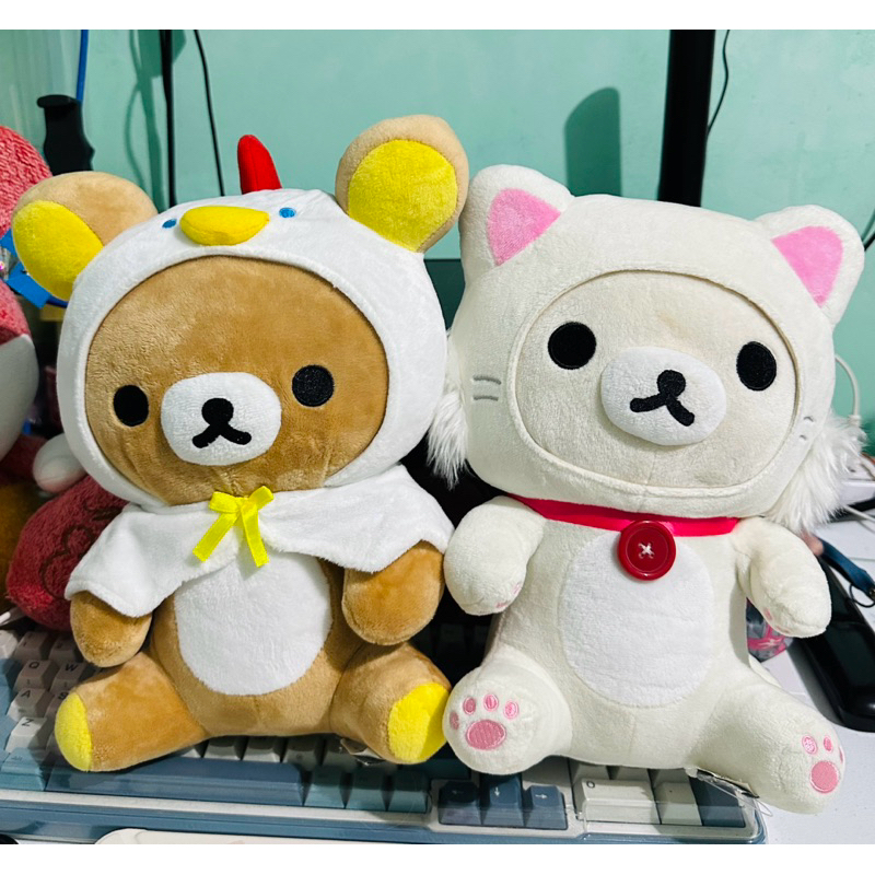 Bundle Rilakkuma Chicken Costume & Korilakkuma Cat Costume | Shopee ...