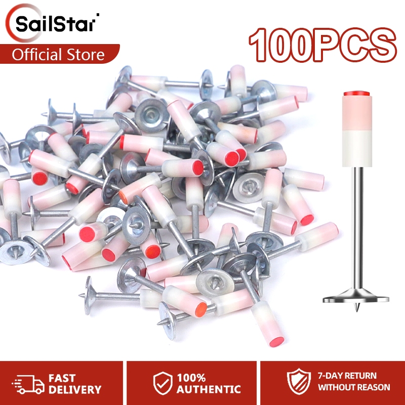 100pcs Manual Steel Nails Steel Nail Gun Rivet Tool Accessories Nail ...