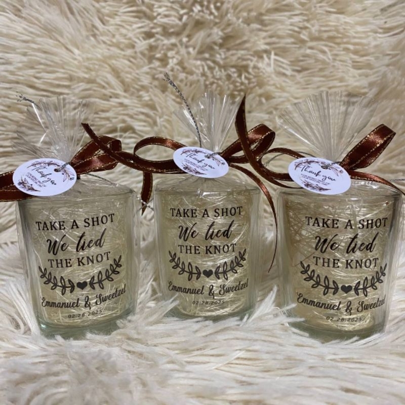 Personalized Shotglass set souvenir FreeLayout 