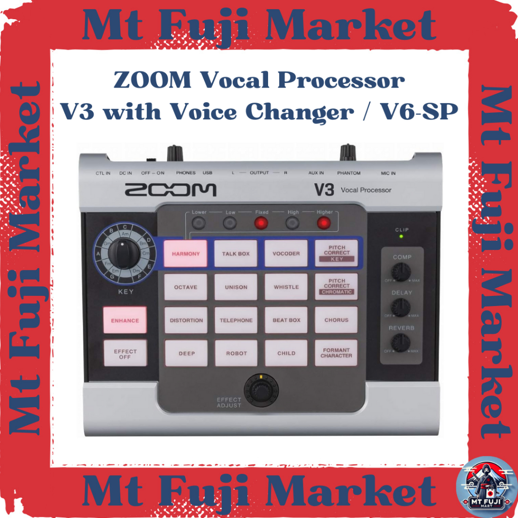 【direct from japan】 ZOOM V3 Voice Changer Vocal Processor Voice Effect ...