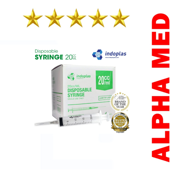 Indoplas 20cc Disposable Syringe Sold per Box | Shopee Philippines