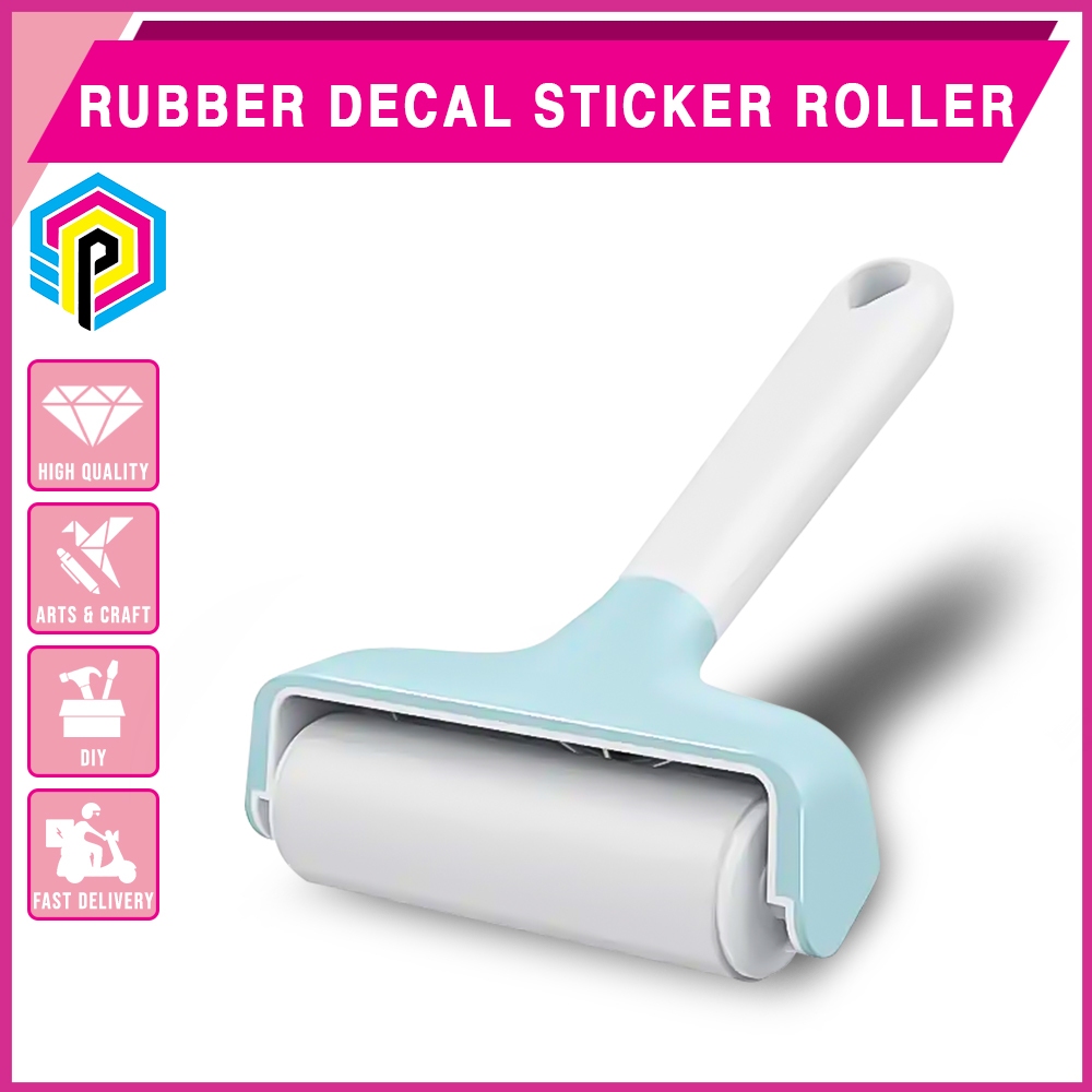 Creative Express Brayer Roller 3.5 Inch for Rubber Decal Sticker ...