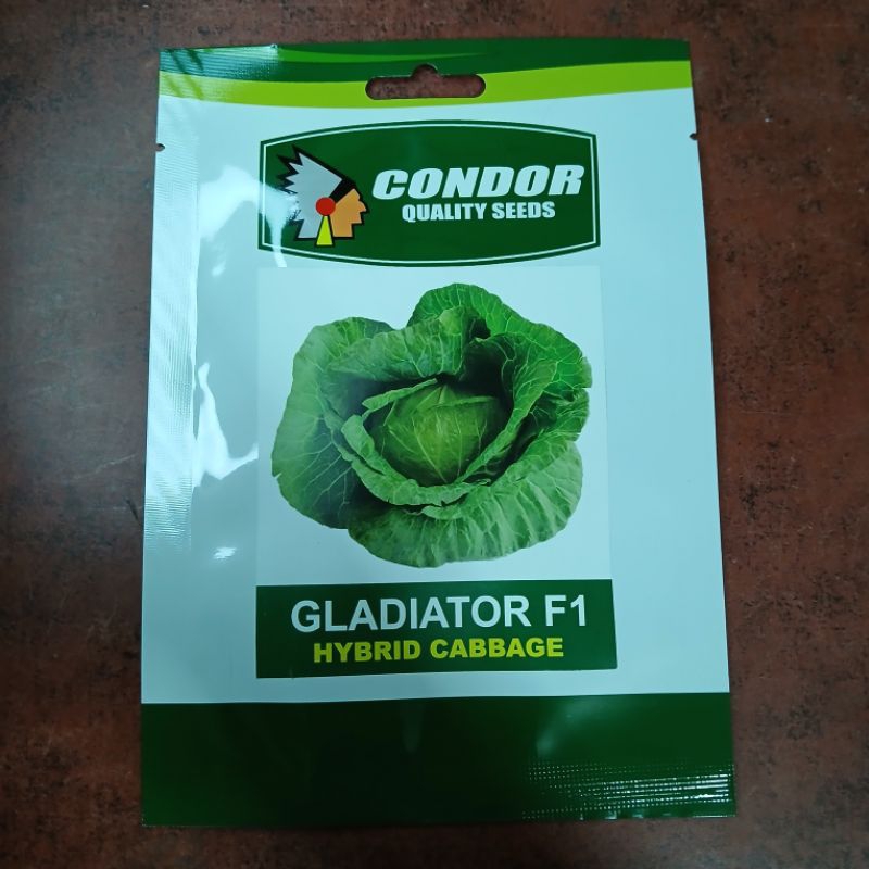 Gladiator F1 (1 gram) Hybrid Cabbage / Repolyo by Condor | Shopee ...