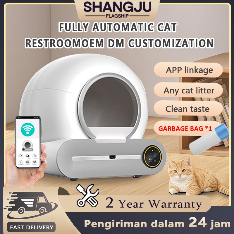 APP remote control automatic cat litter box electric large deodorizing ...