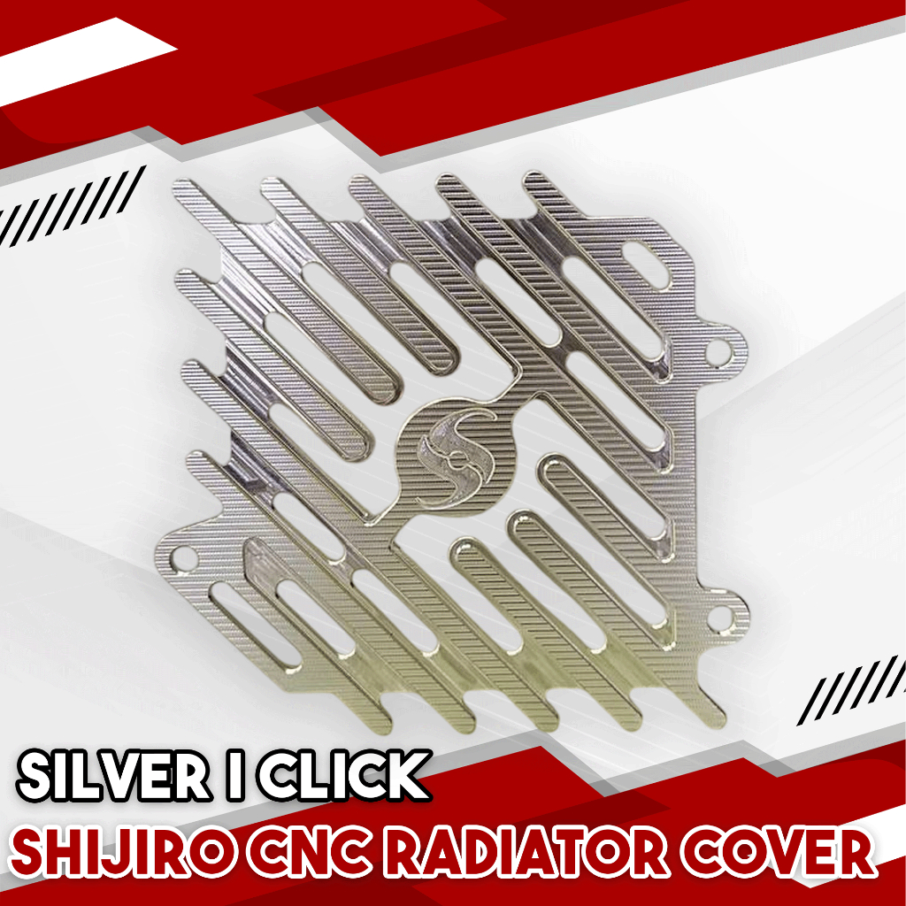 SHIJIRO CNC RADIATOR COVER FOR CLICK/NEW NMAX/PCX160 | Shopee Philippines