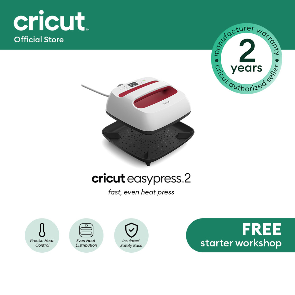 Cricut EasyPress 2, Raspberry - 9