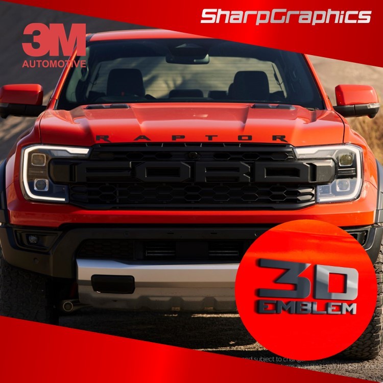 Raptor Ranger Ford Hood 3D EMBLEM Set | Shopee Philippines