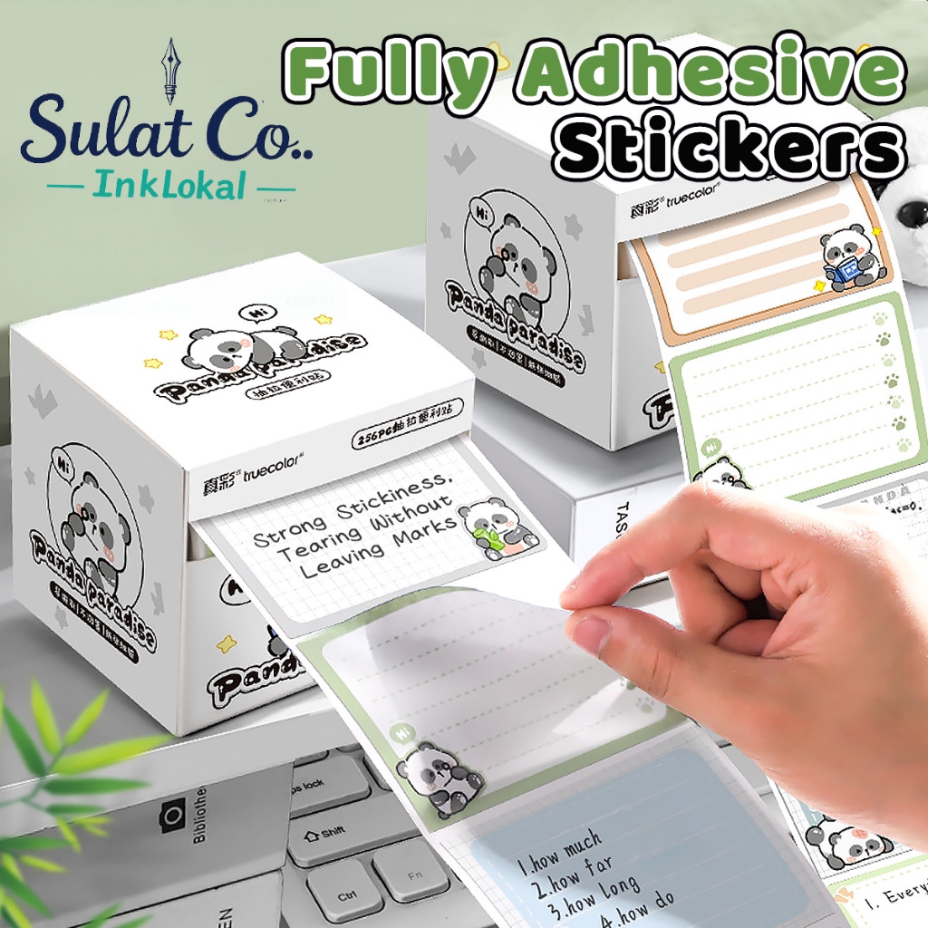 【Sulat Co..】256Pcs Pull Out Sticky Notes Creative Memo Cute Animal ...