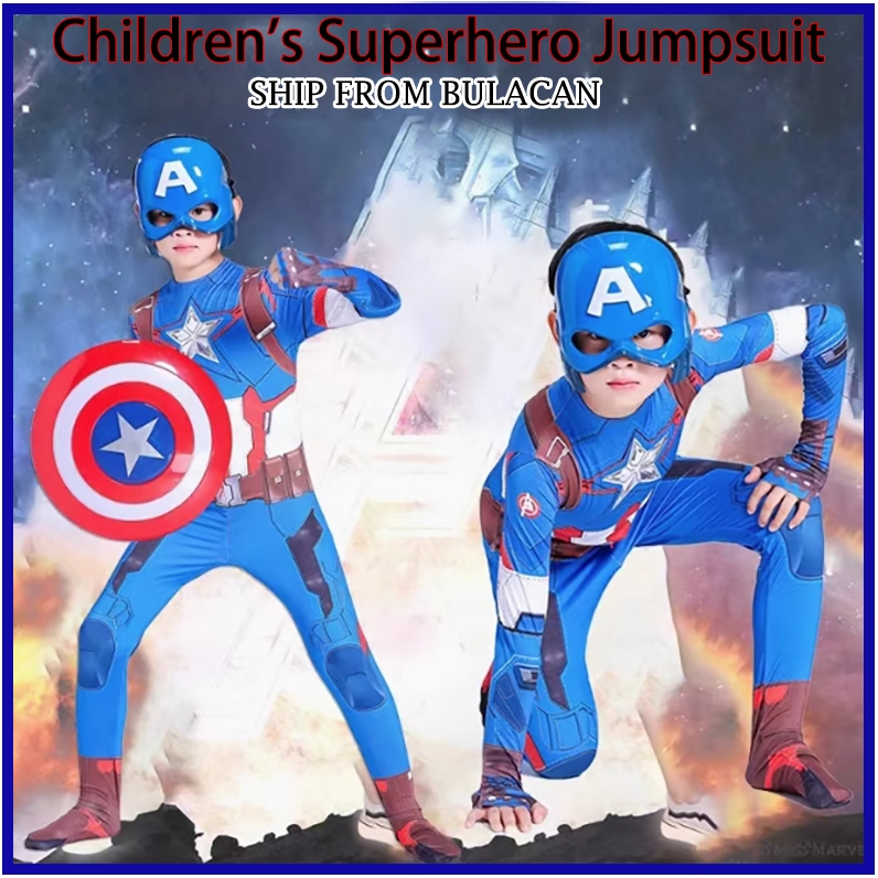 Avengers Superhero Captain America Costume For Kids Boys Marvel — free download