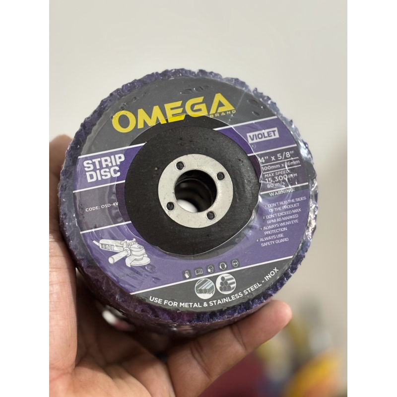 Omega Strip Disc for Paint Removal and Rust Removal without damaging ...